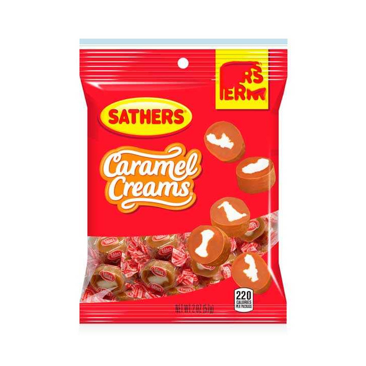 Sathers Caramel Creams 57 g