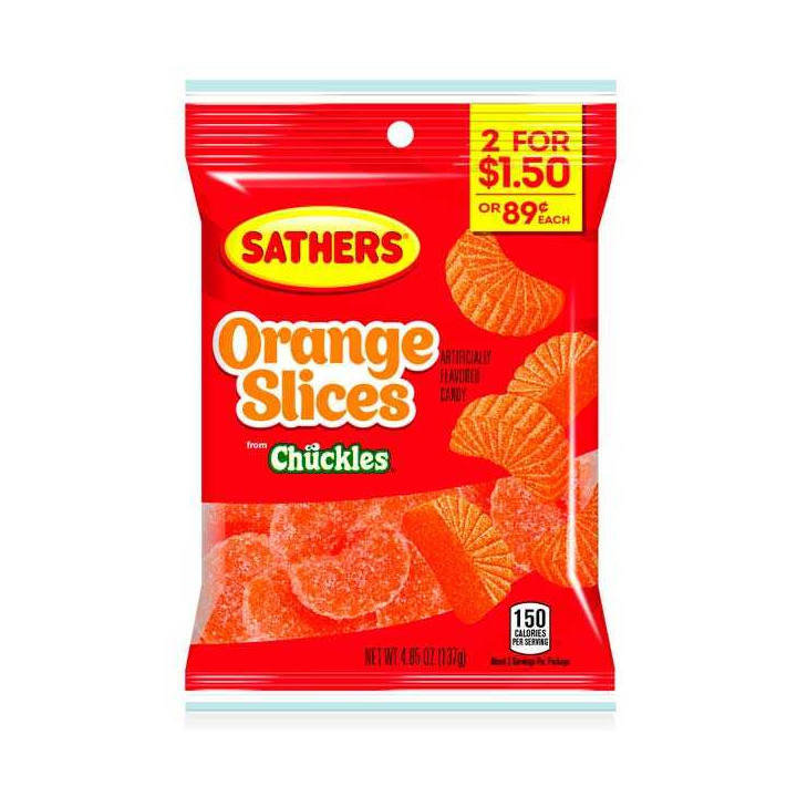 Sathers Orange Slices 137 g
