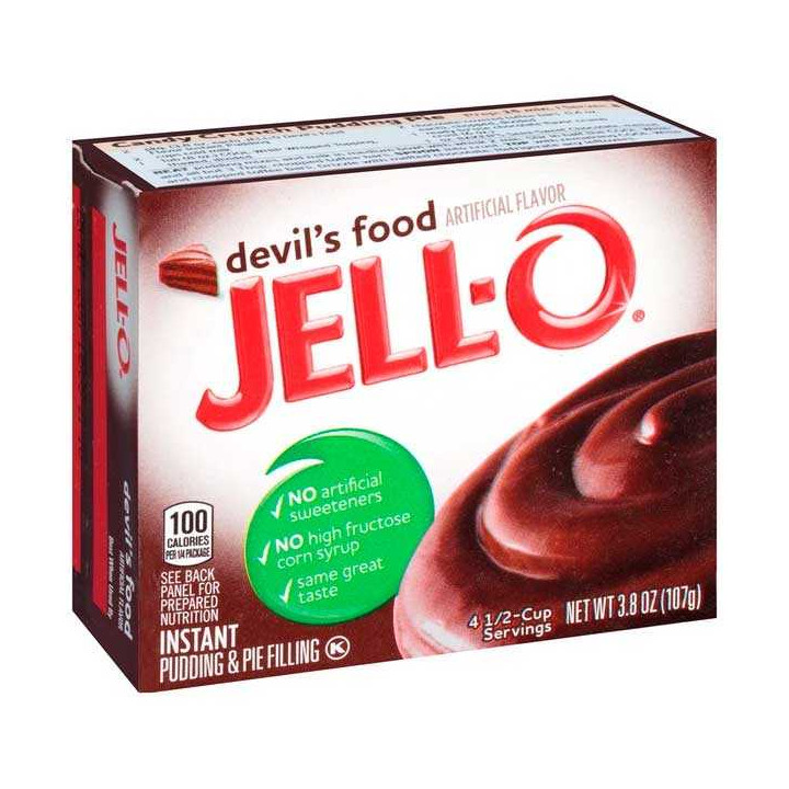 Jell-O Devil's Food Instant Pudding 107 g