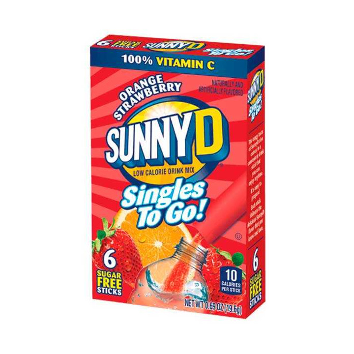 SunnyD Orange Strawberry Singles 19.6 g