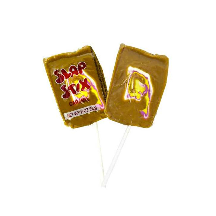 Necco Stark Slapstick Caramel Pops 19 g