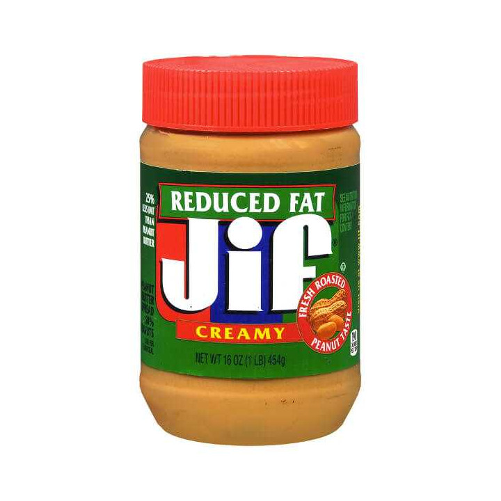 Jif Reduced Fat Creamy Peanut Butter 454 g