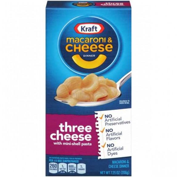 Kraft Macaroni Cheese Three Cheese 206 g