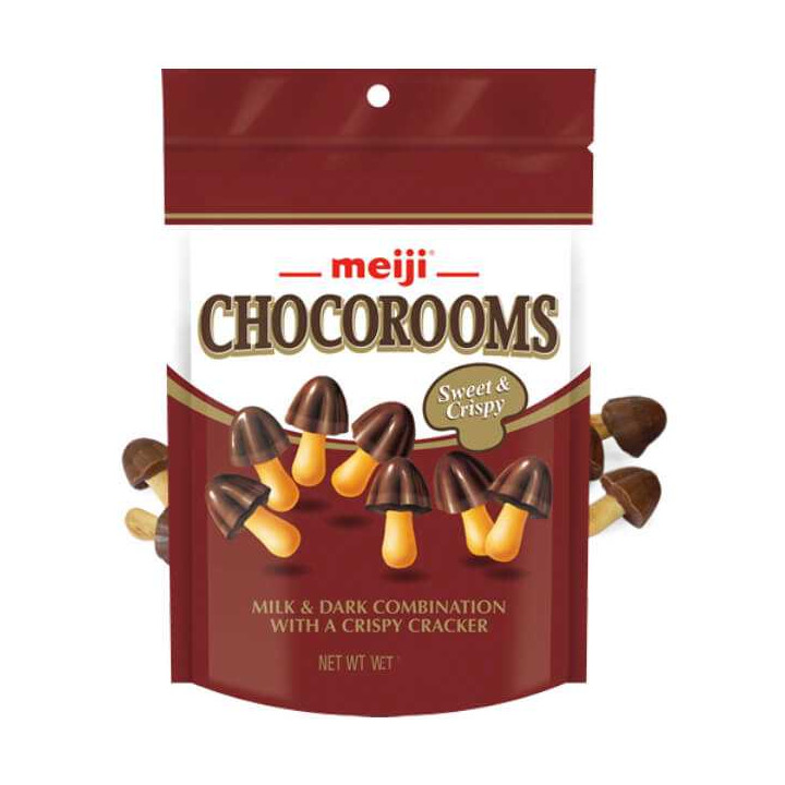 Meiji Chocorooms Milk & Dark 38 g