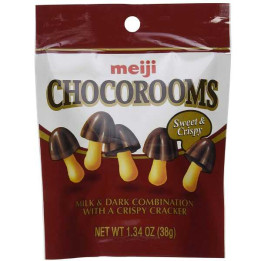 Meiji Chocorooms Milk & Dark 38 g