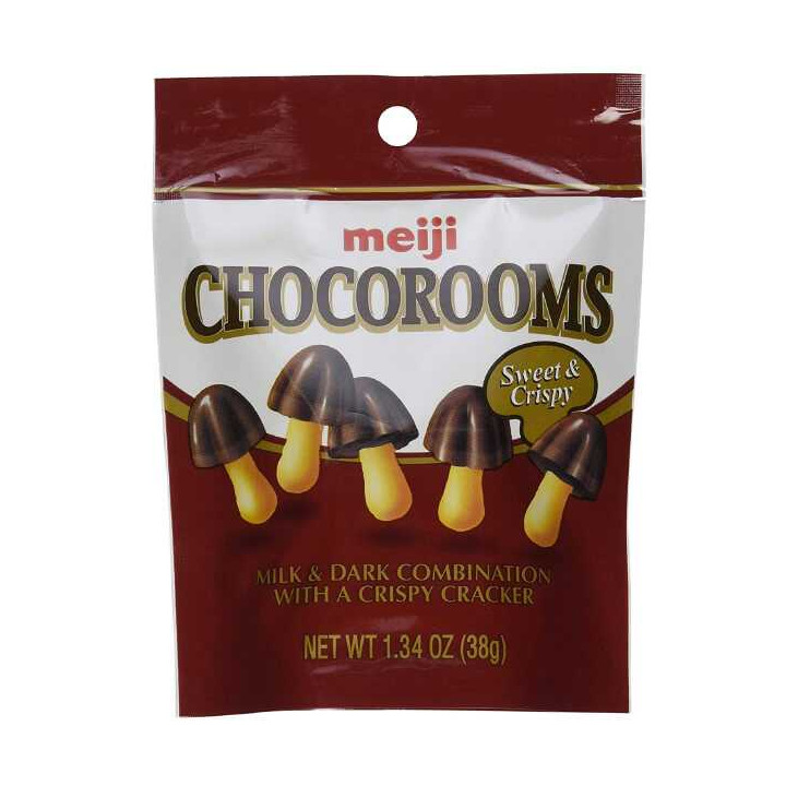 Meiji Chocorooms Milk & Dark 38 g