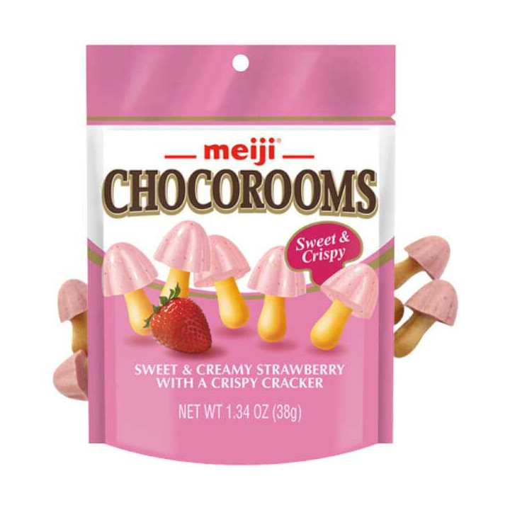 Meiji Chocorooms Sweet & Creamy Strawberry 38 g