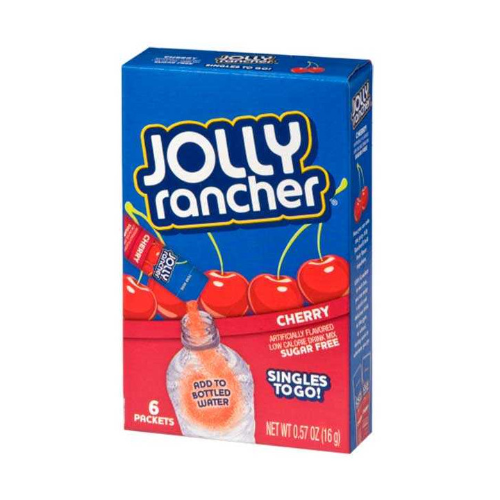 Jolly Rancher Cherry Singles to Go 6 Pack - 16 g