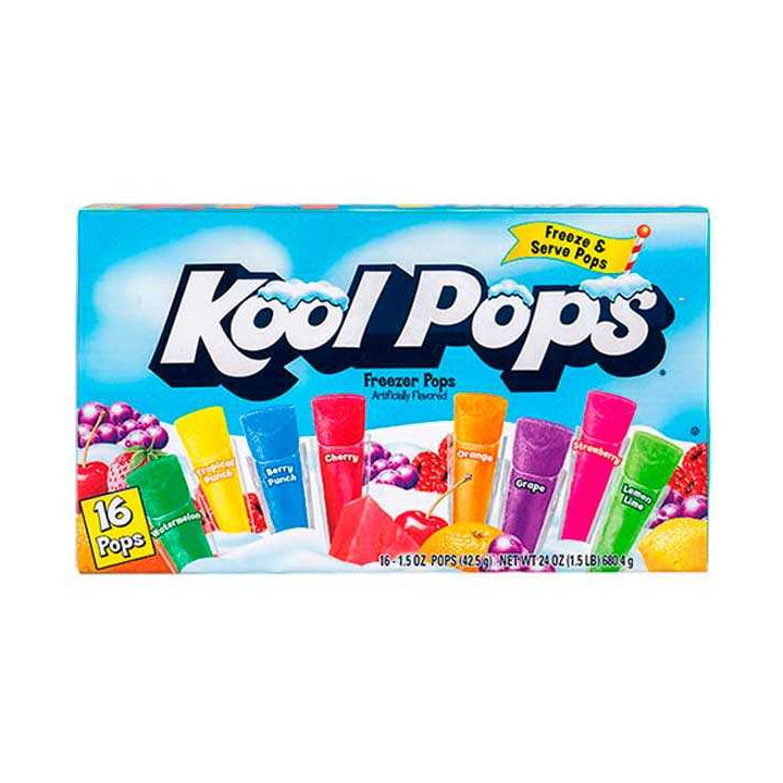 Kool Pops Assorted 16 Pack - 680.4 g