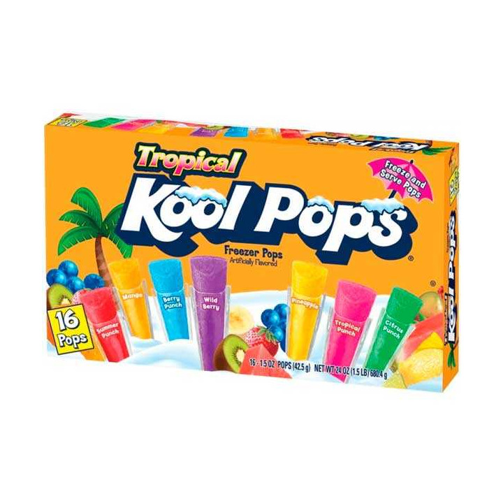 Kool Pop Tropical 16 Pack - 680.4 g
