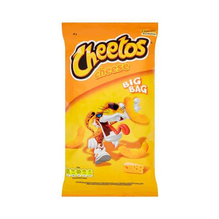 Cheetos Cheese Flavoured Corn Snacks Big Bag 85 g