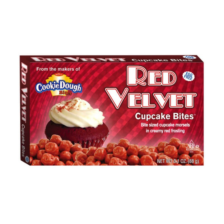 Cookie Dough Red Velvet Cupcake Bites 88 g