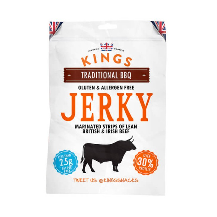 Kings Traditional BBQ Beef Jerky 25 g