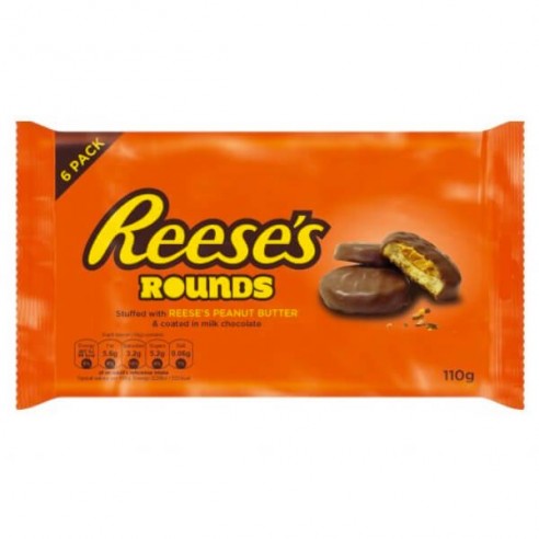 Reese's Rounds Peanut Butter 6 Pack - 110 g