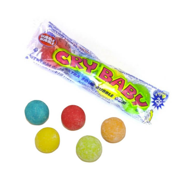 Cry Baby Extra Sour Bubble Gum 18 g