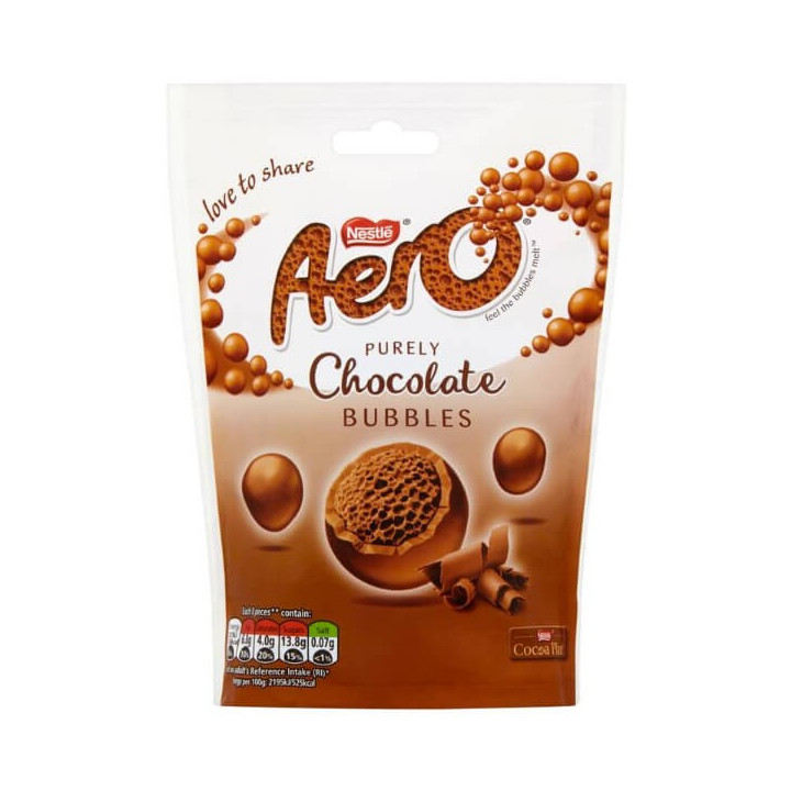 Aero Bubbles Milk Chocolate Pouch 102 g