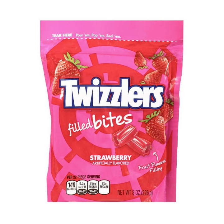 Twizzlers Filled Bites Strawberry 226 g
