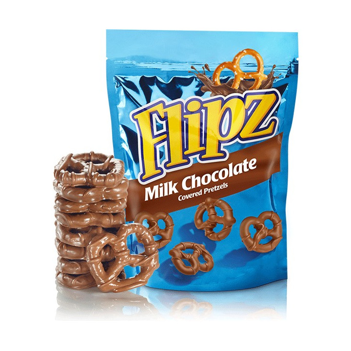 Flipz Milk Chocolate Coated Pretzels 100 g