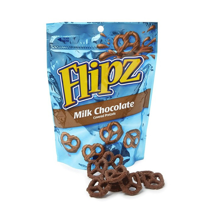 Flipz Milk Chocolate Coated Pretzels 100 g