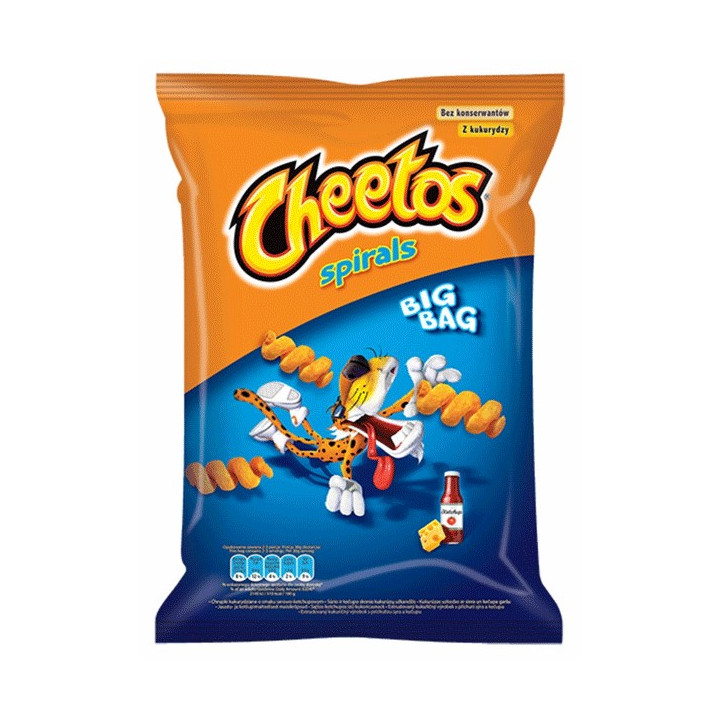 Cheetos Spirals Ketchup Big Bag 80 g
