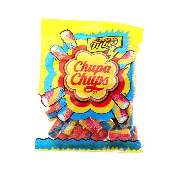 Chupa Chups Sour Tubes Mini 90 g