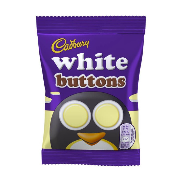 Cadbury White Buttons 33 g
