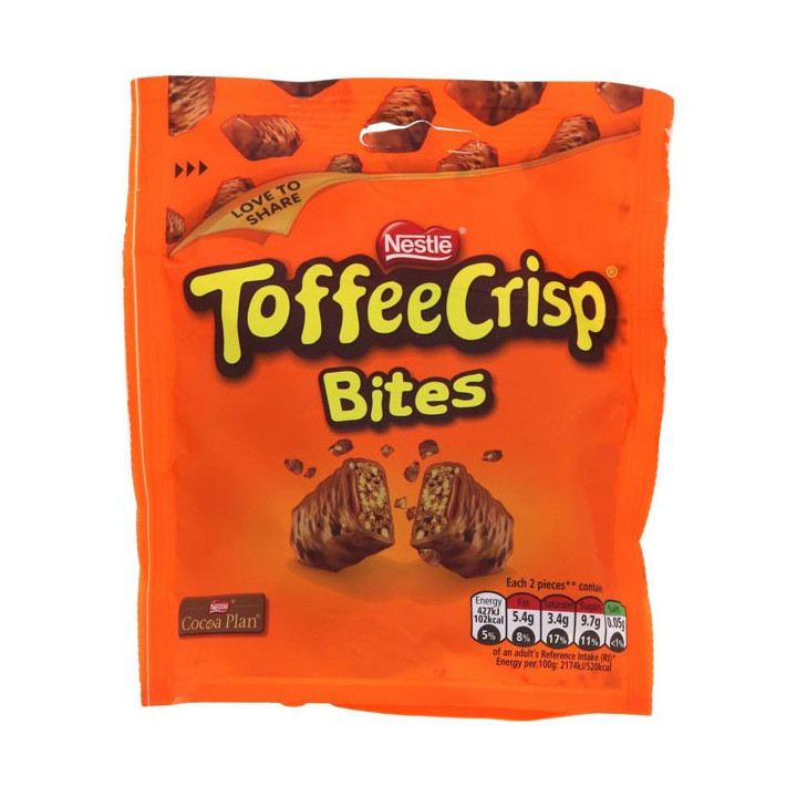 Nestle Toffee Crisp Bites 107 g