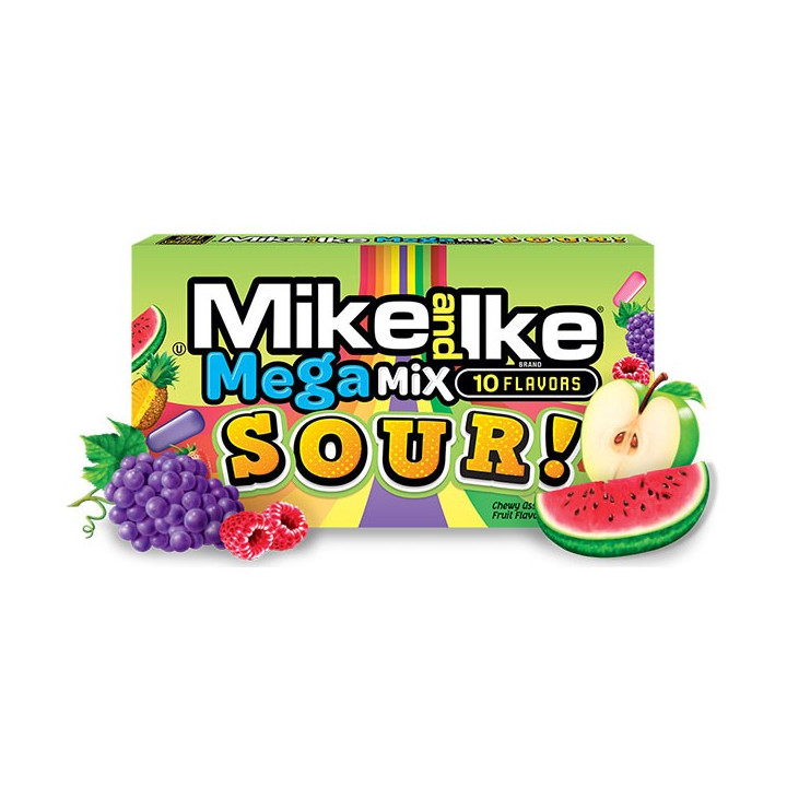 Mike and Ike Mega Mix Sour! 141 g