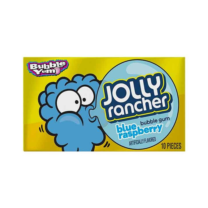 Jolly Rancher Blue Raspberry Bubble Gum 10 Pack - 80 g