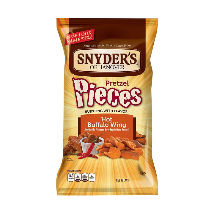 Snyder's Hot Buffalo Wing Pretzel Pieces 141 g