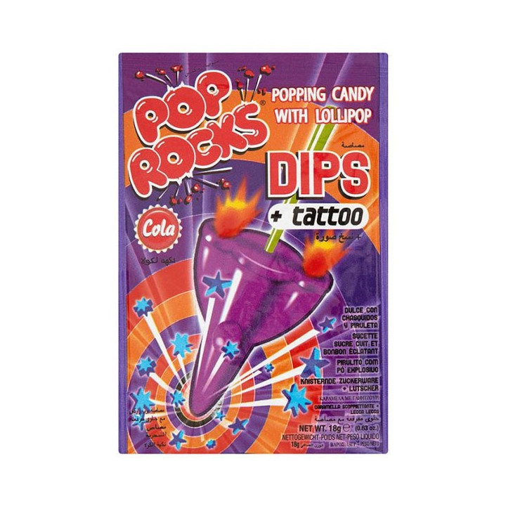 Pop Rocks Dips + Tattoo 18 g