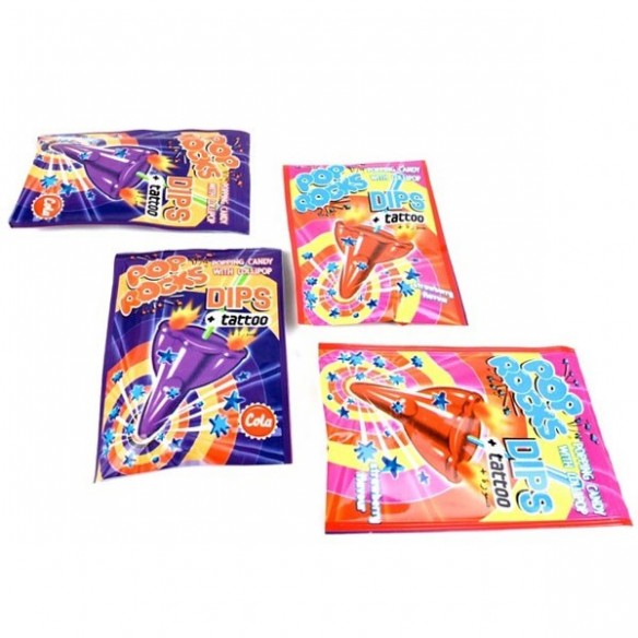 Pop Rocks Dips + Tattoo 18 g