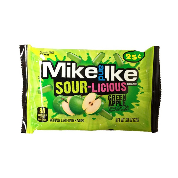 Mike and Ike Sour-Licious Green Apple 22 g