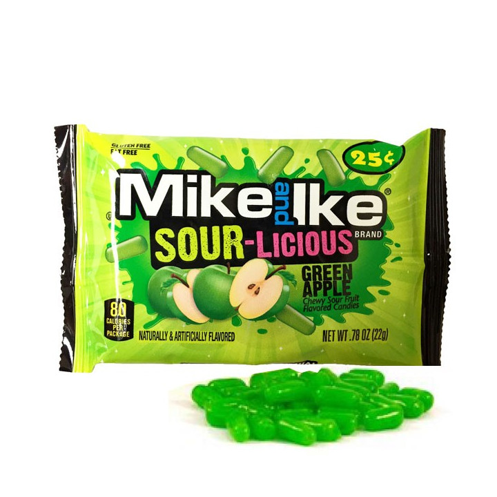 Mike and Ike Sour-Licious Green Apple 22 g
