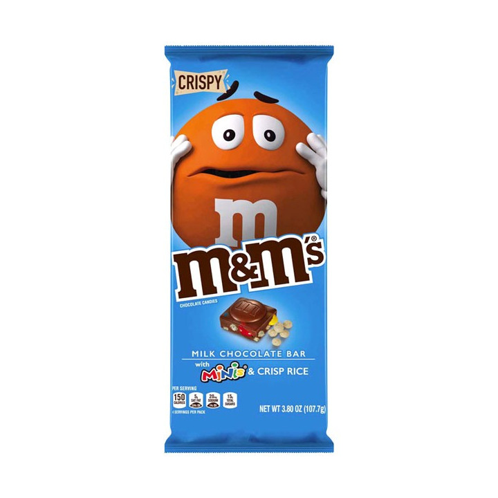 M&M's Crispy Milk Chocolate Bar 107.7 g
