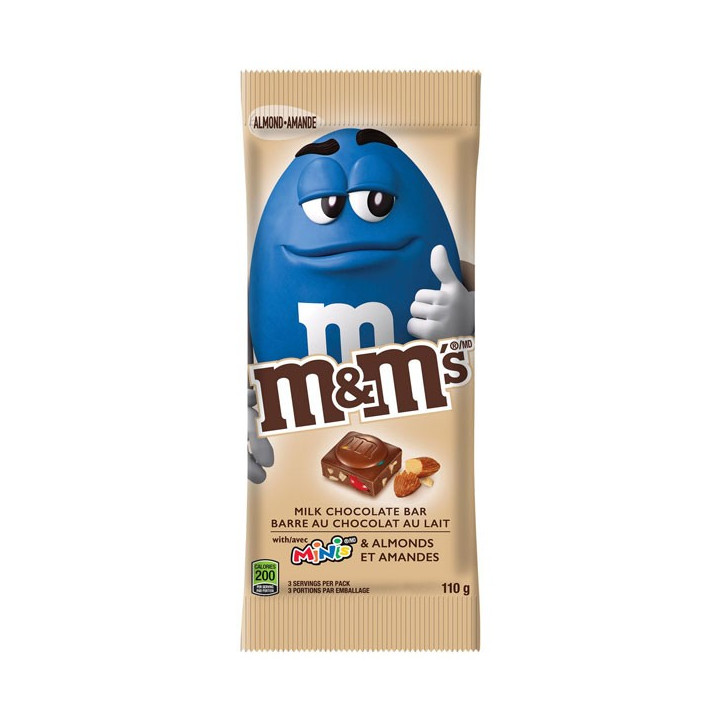 M&M's Almond Milk Chocolate Bar 110.6 g