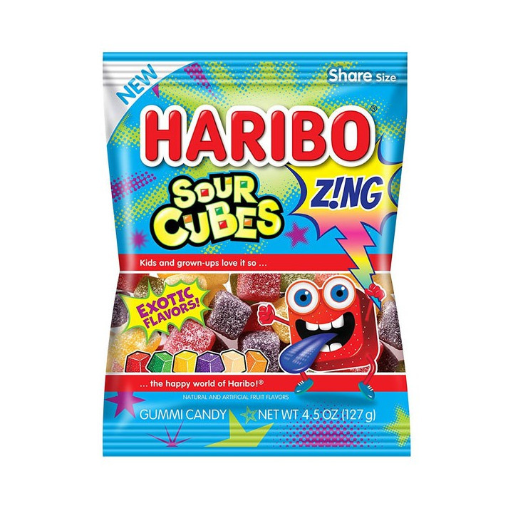 Haribo Sour Cubes Zing 127 g