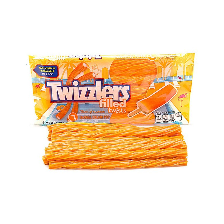 Twizzlers Orange Cream Pop Filled 311 g