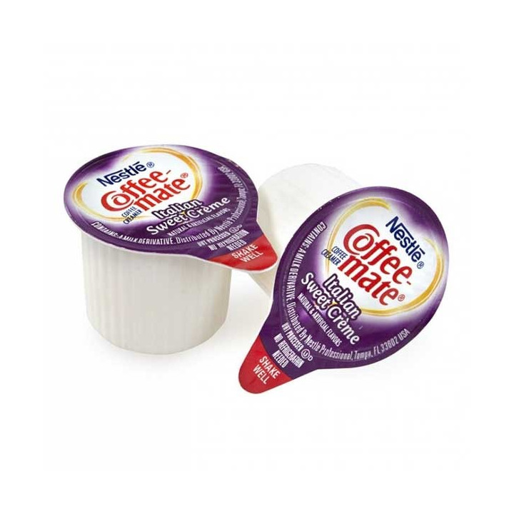 Coffee Mate Italian Sweet Cream Liquid Creamer Singles 50 Pack - 550 ml