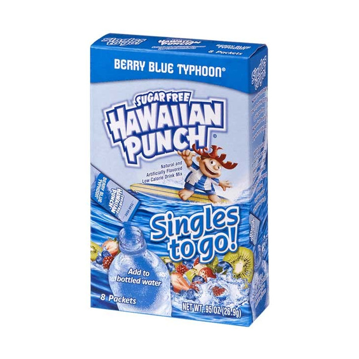 Hawaiian Punch Berry Blue Singles to Go 8 Pack - 26.9 g