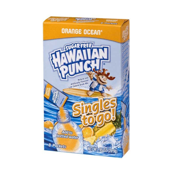 Hawaiian Punch Orange Ocean Singles to Go 8 Pack - 26.9 g