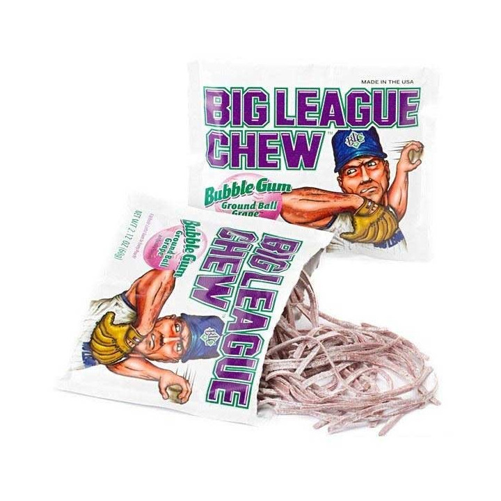Big League Grape Chew Bubble Gum 60 g