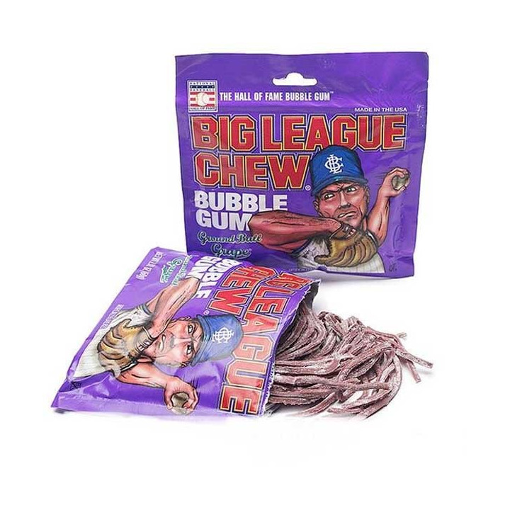 Big League Grape Chew Bubble Gum 60 g