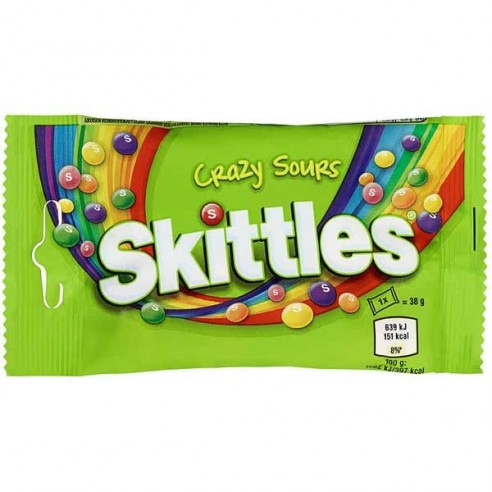 Skittles Crazy Sours Small 38 g
