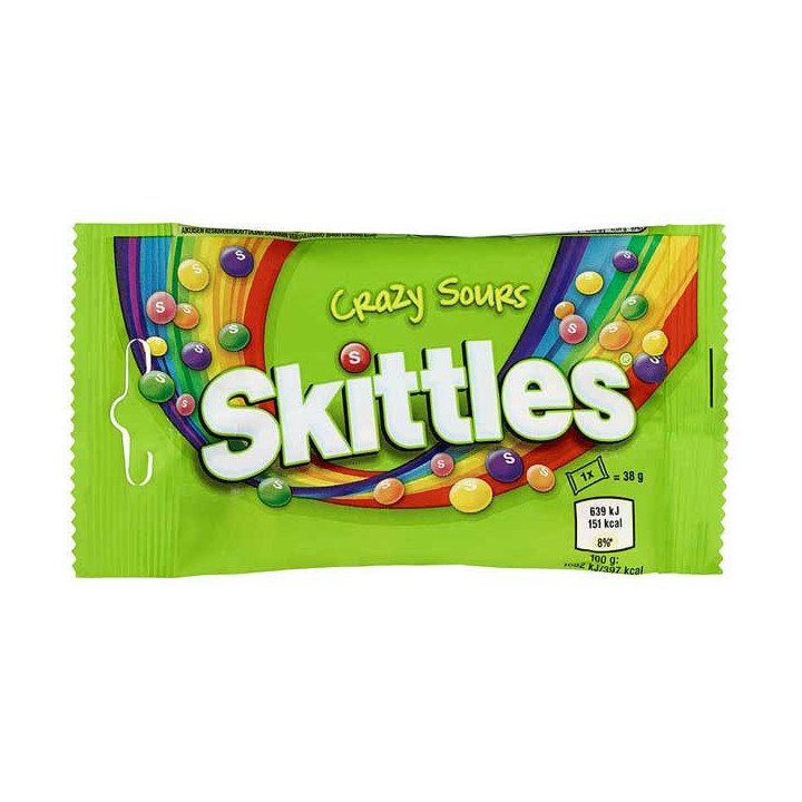 Skittles Crazy Sours Small 38 g