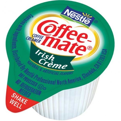 Coffee Mate Irish Creme Liquid Creamer Singles 50 Pack - 550 ml