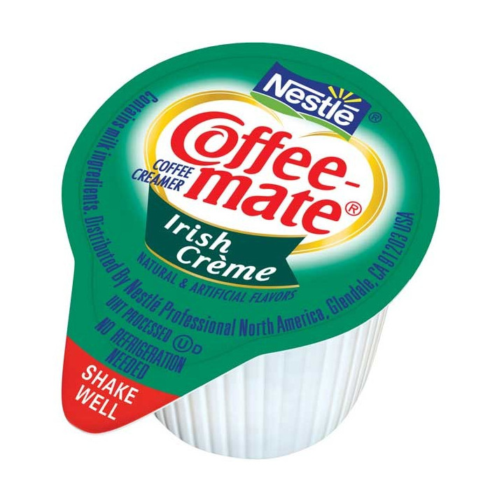 Coffee Mate Irish Creme Liquid Creamer Singles 50 Pack - 550 ml