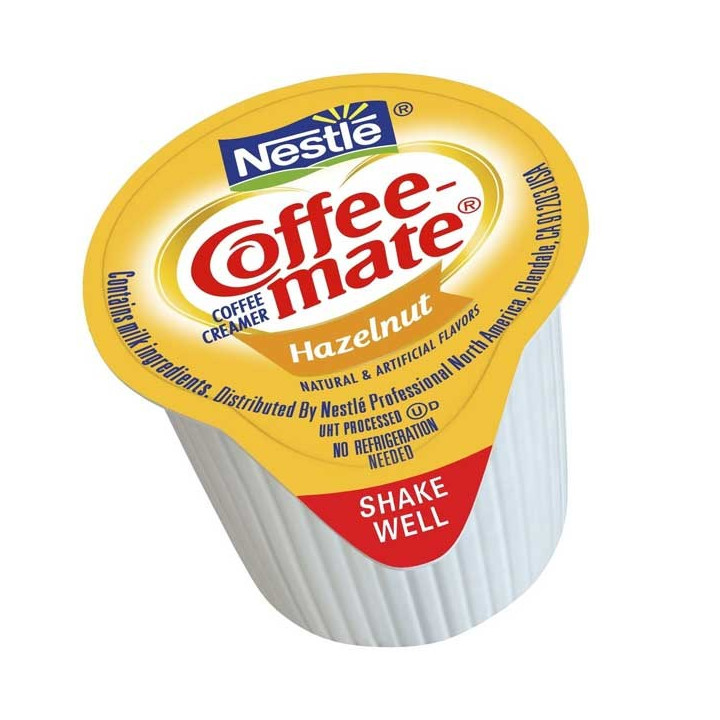 Coffee Mate Hazelnut Liquid Creamer Singles 50 Pack - 550 ml
