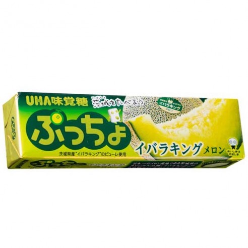 UHA MIKAKUTO Puccho Melon Chews Stick 50 g
