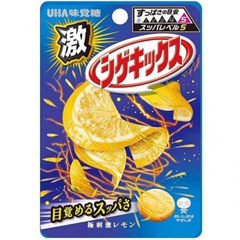 Uha Shigekix Super Sour Lemon Gummies 20 g
